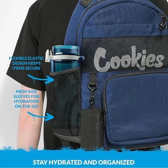 Cookies Kids' Stylish Blue Backpack - Picture 5 of 8